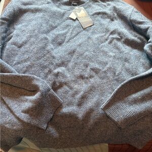 Pendleton Men's Heathered Blue Crewneck Sweater